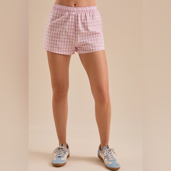 Altar’d State Lotty Plaid Boxer Shorts - S - Picture 3 of 9